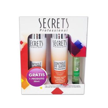 Imagem de Kit Secrets Controle De Queda - Shampoo, Condicionador E Tônico 30ml -