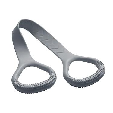 Imagem de #N/a Corda elástica da faixa de resistência da aptidão de 8 formas, maca portátil da mão da perna do pé, faixa da resistência da aptidão, faixa da aptidão, PRETO