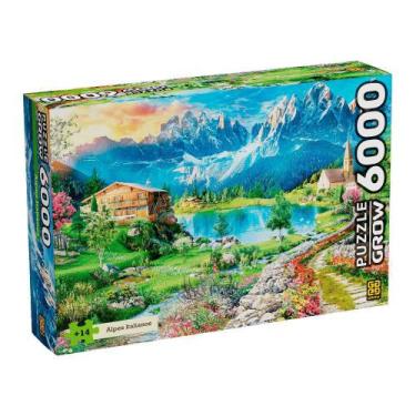 Imagem de Quebra Cabeça Puzzle 6000 Peças Alpes Italianos Grow