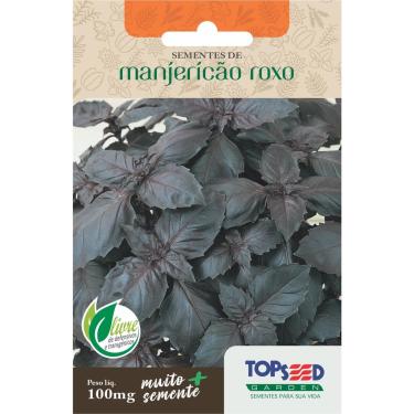 Imagem de Sementes de Manjericão 100mg Ervas Temperos Horta Vasos