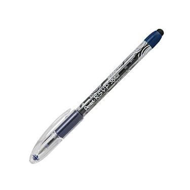 Imagem de Caneta Esferográfica R.S.V.P Stylus 1.0 mm com Ponta Touch, Pentel, SM/BK91L-C, Azul