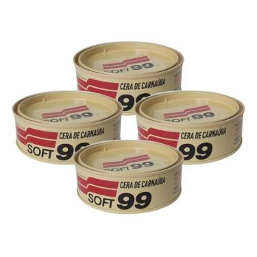 Imagem de Kit 4 Cera de Carnaúba Soft 99 All Colors - 100g