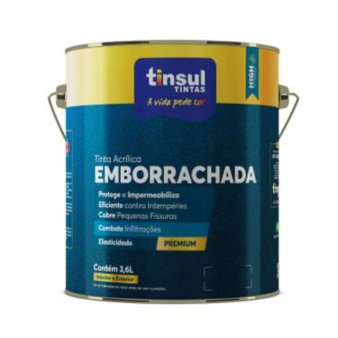 Imagem de Tinta Emborrachada Premium Branco 3,6l | Tinsul