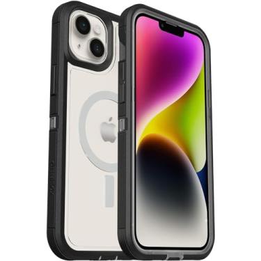 Imagem de OtterBox Capa Defender série XT sem tela com Magsafe para iPhone 14 Plus (NÃO 14/Pro/Pro Max) embalagem sem varejo - cristal preto