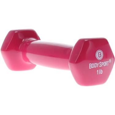 Imagem de Haltere de vinil Body Sport, 455 g, rosa