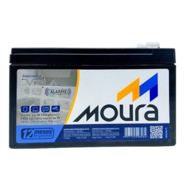 Imagem de Bateria Moura Selada Vrla 12V 4AH Alarme Estacionaria