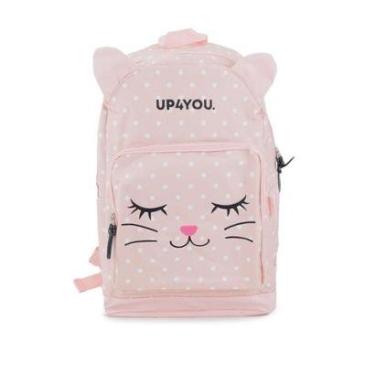Imagem de Mochila Escolar Feminina Luxcel Up4you Gatinho - MS466-Feminino