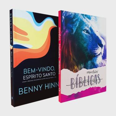 Imagem de Kit Bem-Vindo Espírito Santo Benny Hinn + Caderno Anotações Bíblicas Leão Color