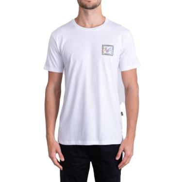 Imagem de Camiseta Billabong Crayon Wave Ii Masculina Branco