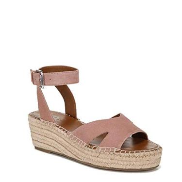 Imagem de Franco Sarto Sandália anabela feminina Pellia Blue Espadrille, Malva, 10