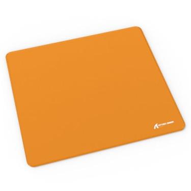 Imagem de Mouse pad para jogos Attack Shark CM02 com superfície de fibra de alta densidade, tecnologia de revestimento 5S, amortecimento de 4 mm de espessura, borda de precisão, fundo de borracha antiderrapante
