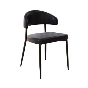 Imagem de Cadeira Bless Fixa com 4 Pés 55 X 52,5 X 77,5 Cm com 1 Unidade Preto