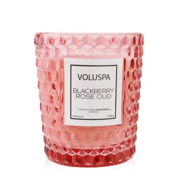 Imagem de Vela Voluspa Blackberry Rose Oud Scent 40h de tempo de queima