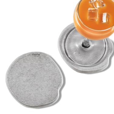 Imagem de Momo Lifestyle Porta Copos de Terra Diatomácea Drycup, Seca em 1 Minuto, Formato Orgânico Concha, 2 Unidades