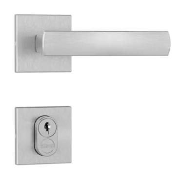 Imagem de Fechadura Porta Externa 1601/35 Escovado 55mm Stam