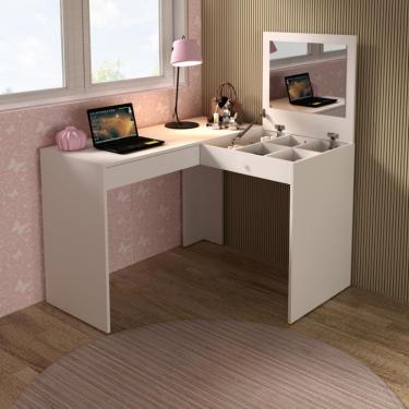 Imagem de Penteadeira 1 Gaveta PE2020 Tecnomobili - Branco