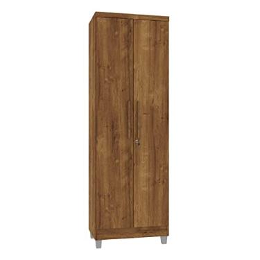 Imagem de Armário Multiuso 2 Portas Com Chave e Pés Canela