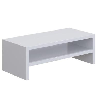 Imagem de Suporte Para Monitor Stand Home Office Lap L03 Branco - Lyam Decor