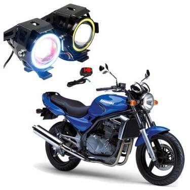 Imagem de Par Farol de Milha Angel Eye U7 para Moto Kawasaki ER 5 500CC 1998 199