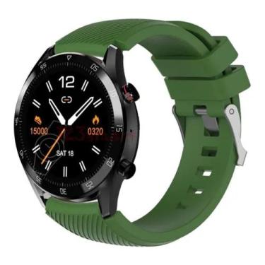Imagem de Pulseira De Silicone Para Hitwear Psw02pm - Verde Militar - T - Shirck