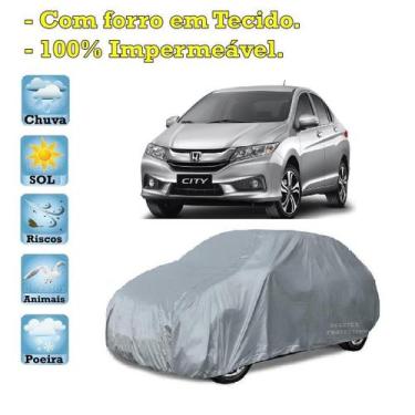 Imagem de Capa com forro cobrir carro Honda City 100% Impermeável Proteção Bezzt