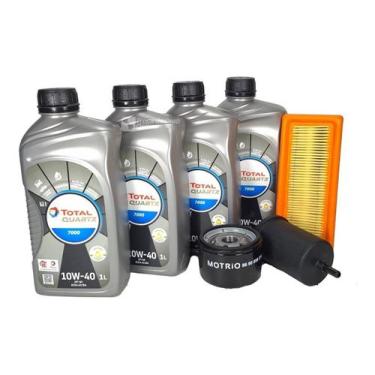 Imagem de Kit Troca De Óleo Peugeot 206 Gasolina 1.0 16v 2001-2006 - Total 10w40