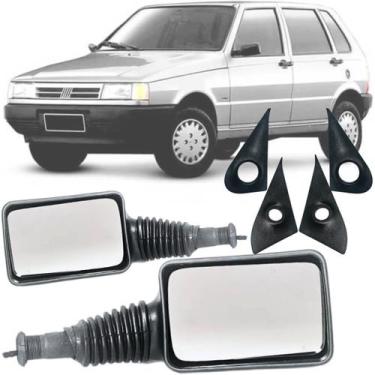 Imagem de Par Retrovisor Fiat uno Ex Sx Young Smart 92 93 94 95 96 97 98 99 2000