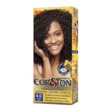 Imagem de Tintura Creme Cor & Ton Castanho Médio 4.0 - Cor e Ton