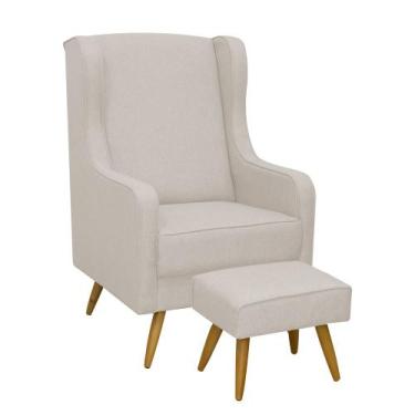 Imagem de Poltrona De Amamentação Giovana Com Puff Bebê Completo - Gariani, TM 7