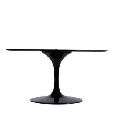 Imagem de Base de Mesa de Jantar Saarinen Oval Para Tampo de 244x137 Cm Preta - 