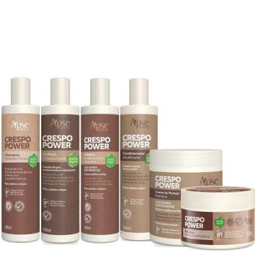 Imagem de Kit Crespo Power Shampoo, Co Wash, Condicionador, Gelatina, Máscara e 