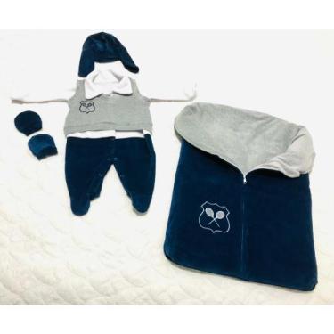 Imagem de Macacão saída de maternidade para bebê feminino e masculino príncipe p