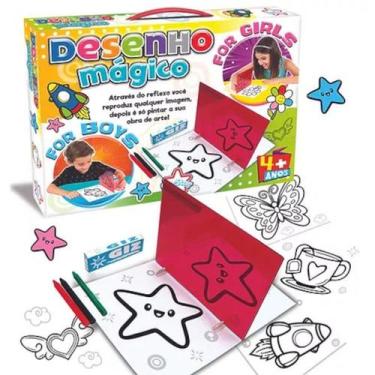 Imagem de 20 Desenhos Para Aprender Divertidos Com Placa Refletora - Big Star
