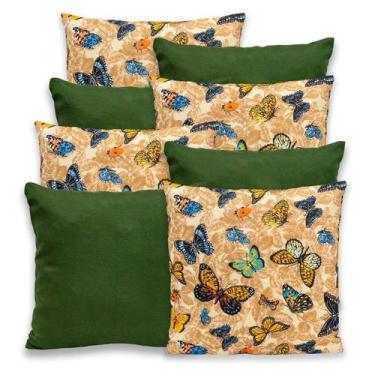 Imagem de Kit 8 Capas de Almofada com Zíper 40cmx40cm Gorgurinho - Dryka Enxovai