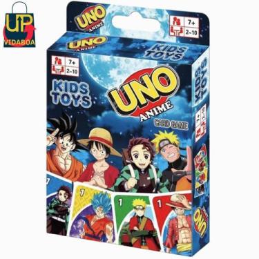 Imagem de Jogo de Cartas UNO - 4 Animes juntos 