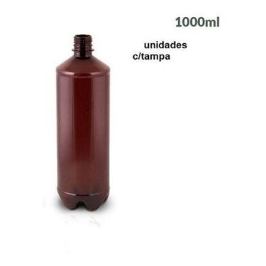 Imagem de Growler Pet 1 Litro Ambar  Kit C 16 Unidades Envio Imediato - GSMCELL 