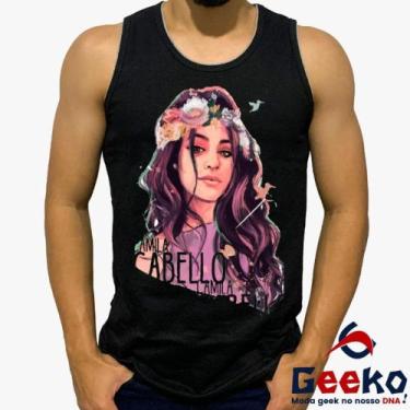 Imagem de Regata Camila Cabello 100% Algodão Geeko, Preto, M