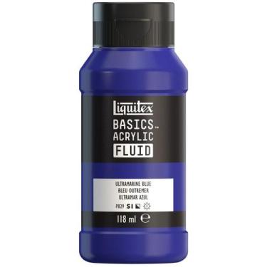 Imagem de Tinta Acrílica Liquitex Basics Fluid 118ml Ultramarine Blue, Fluid