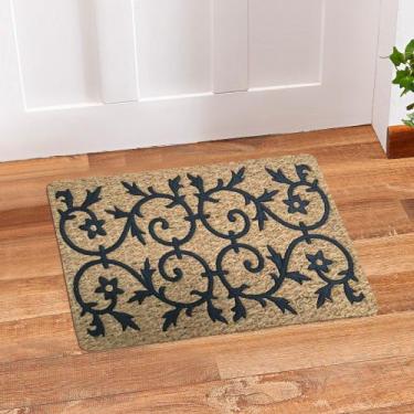 Imagem de Capacho Fibra de Coco Natural Retangular 40cm x 60cm Panama - Niazitex
