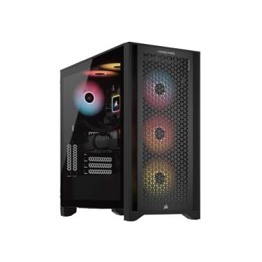 Imagem de Corsair Vengeance Série a7400 PC para jogos – CPU AMD Ryzen 5 9600X resfriada a líquido – GPU NVIDIA GeForce RTX 4060 Ti – Memória 32GB Vengeance RGB DDR5 – SSD M.2 de 1 TB – Preto