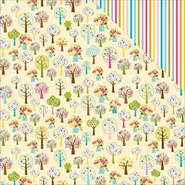 Imagem de Bella Blvd Cartolina dupla face Sweet Spring 111 (25 folhas por pacote), 30,48 cm x 30,48 cm, botões e flores, sortidos