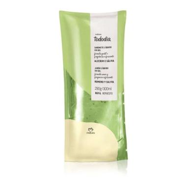 Imagem de Refil Sabonete Líquido em Gel Tododia Alecrim e Sálvia 300ml - Natura