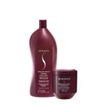 Imagem de Kit Senscience True Hue Violet Intensif Shampoo Máscara (2 produtos)