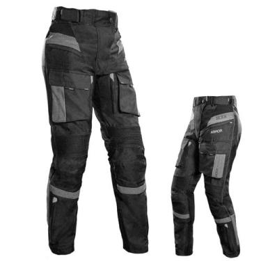 Imagem de Calça Texx Masculina Armor Impermeável Preta Cinza, 4G
