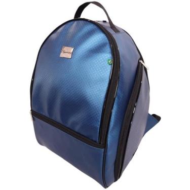 Imagem de Mochila Esportiva Raqueteira Beach Tennis - Miellu Bolsas, Azul