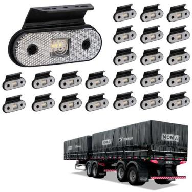 Imagem de 24 Lanterna Lateral Noma LED Cristal c/ Suporte - Fio - DW Componentes