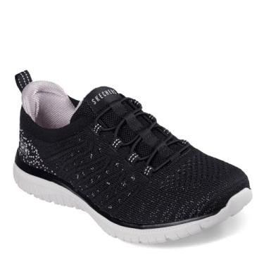 Imagem de Skechers Tênis feminino Virtue-Show Runner, Preto/Rosa=bkpk, 11 Wide