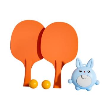 Imagem de rockible Dispositivo de treinamento de tênis de mesa suspenso para crianças com regulagem de altura, Azul