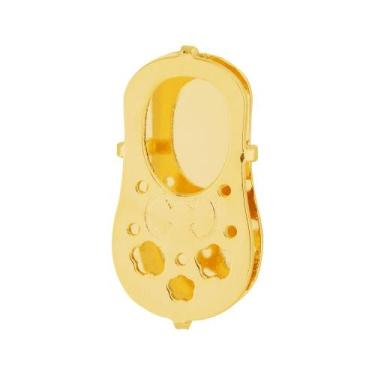 Imagem de Pingente Aço Hit Sapato de Bebê 16.5mm Gold IPG - Convex