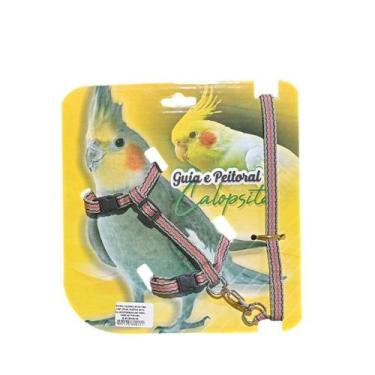 Imagem de Peitoral para calopsita com guia - EuroPet